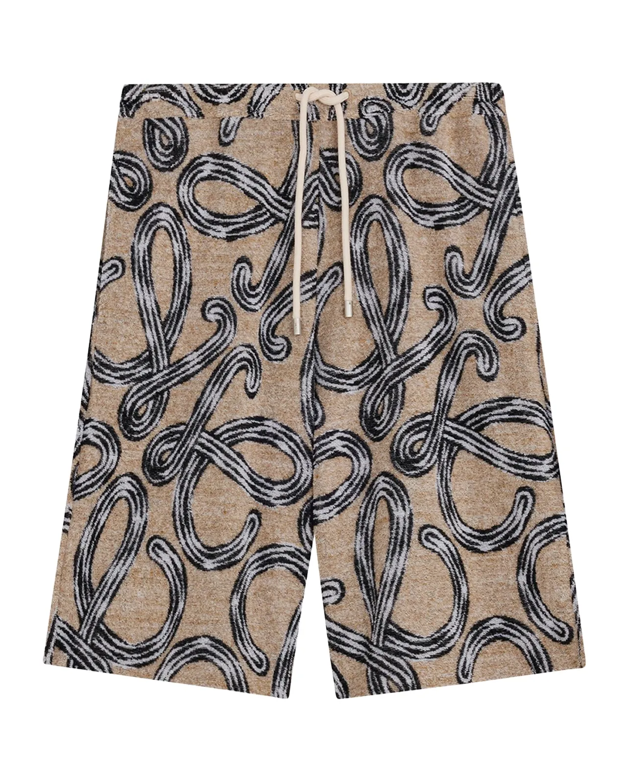 Loewe x Paula's Ibiza Men's Cotton-Terry Logo Script Shorts
