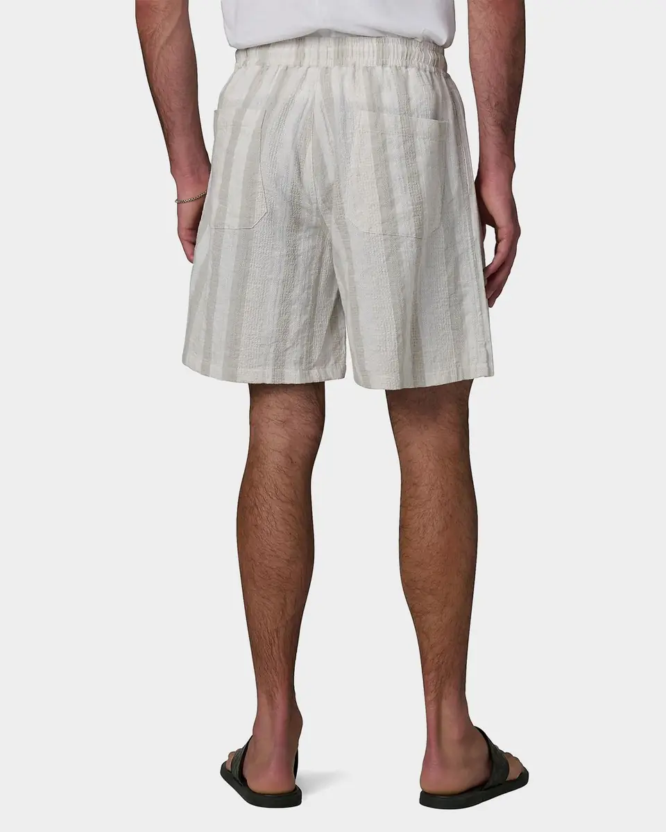 Joe's Jeans Men's Dobby Stripe Cotton and Linen Cabana Drawstring Shorts | Thumbnail 3 Joe's Jeans Men's Dobby Stripe Cotton and Linen Cabana Drawstring Shorts | Thumbnail 3