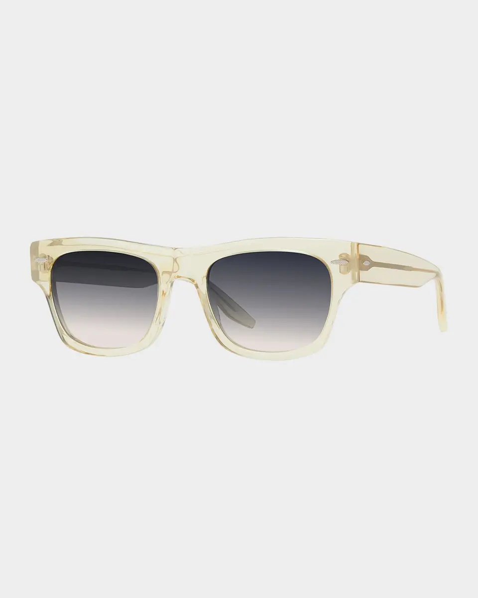 BARTON PERREIRA Blackwell 53mm Rectangular Acetate Sunglasses | Thumbnail 2