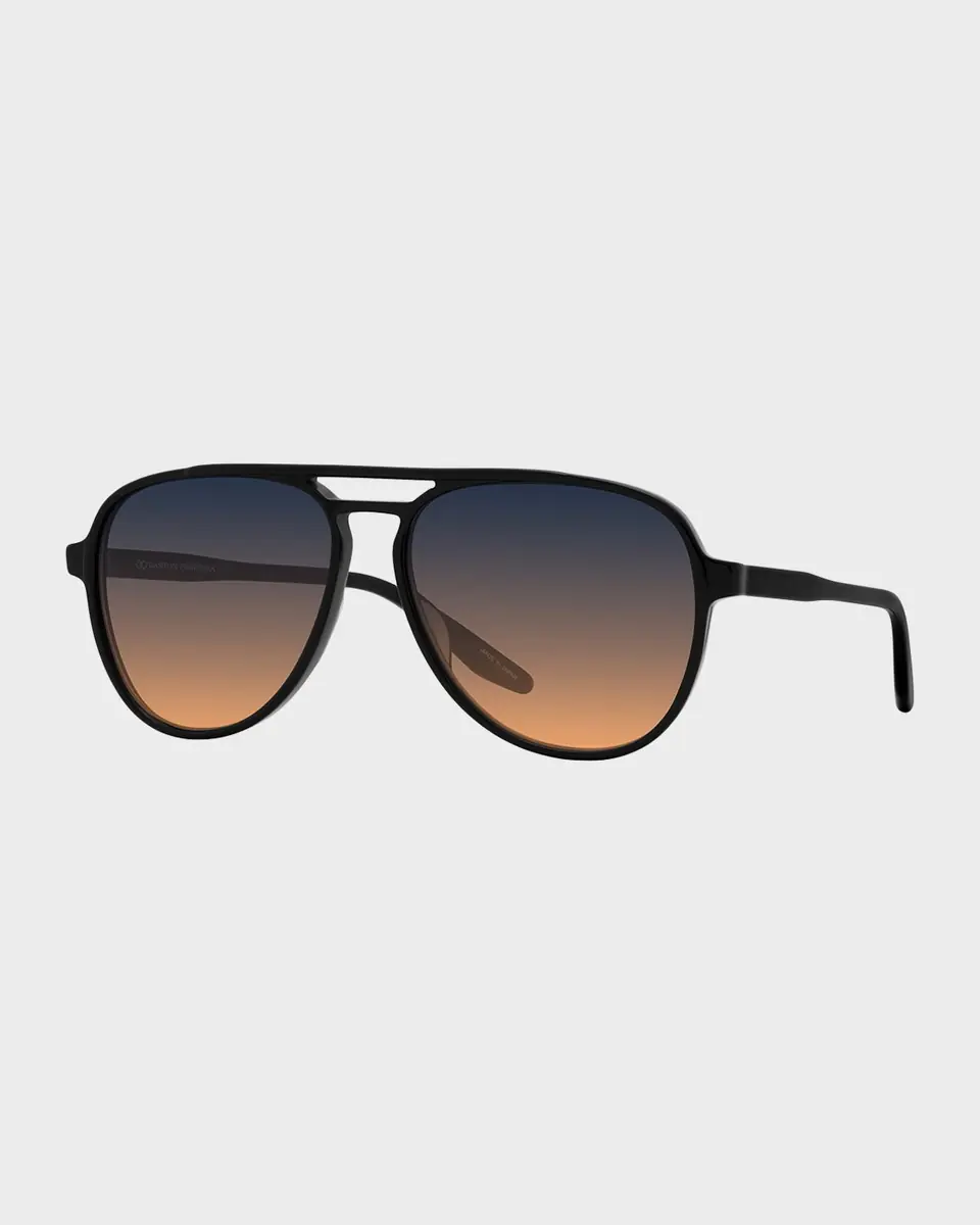 BARTON PERREIRA Hartmann 55mm Acetate Aviator Sunglasses | Thumbnail 2 BARTON PERREIRA Hartmann 55mm Acetate Aviator Sunglasses | Thumbnail 2