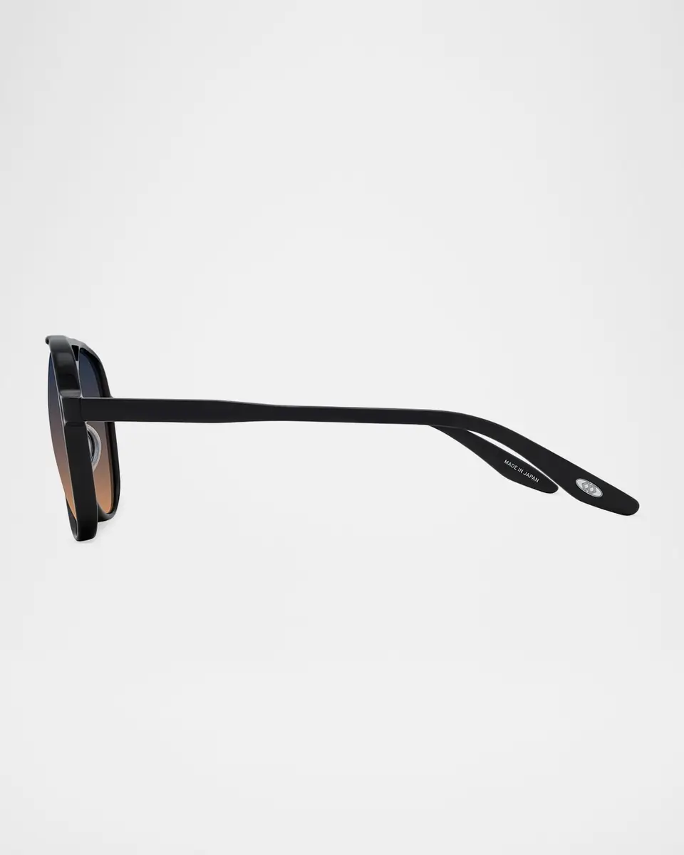 BARTON PERREIRA Hartmann 55mm Acetate Aviator Sunglasses | Thumbnail 4 BARTON PERREIRA Hartmann 55mm Acetate Aviator Sunglasses | Thumbnail 4