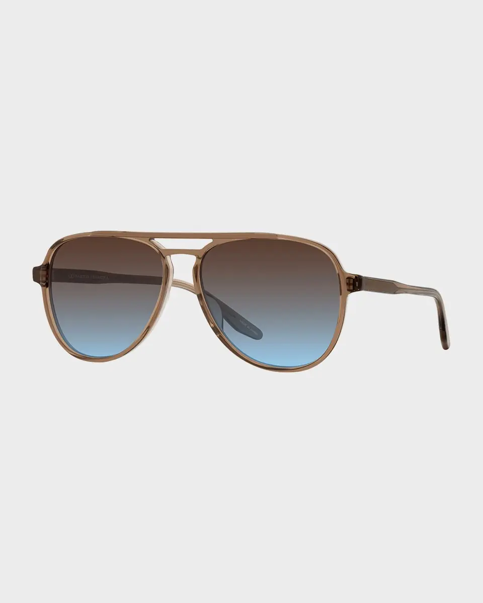 BARTON PERREIRA Hartmann 55mm Acetate Aviator Sunglasses | Thumbnail 2 BARTON PERREIRA Hartmann 55mm Acetate Aviator Sunglasses | Thumbnail 2