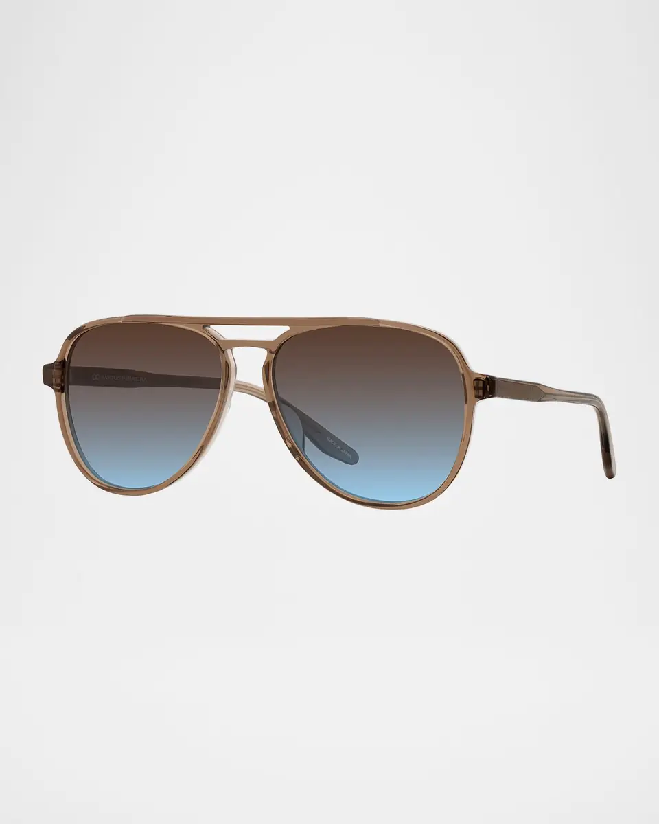 BARTON PERREIRA Hartmann 55mm Acetate Aviator Sunglasses | Thumbnail 3 BARTON PERREIRA Hartmann 55mm Acetate Aviator Sunglasses | Thumbnail 3