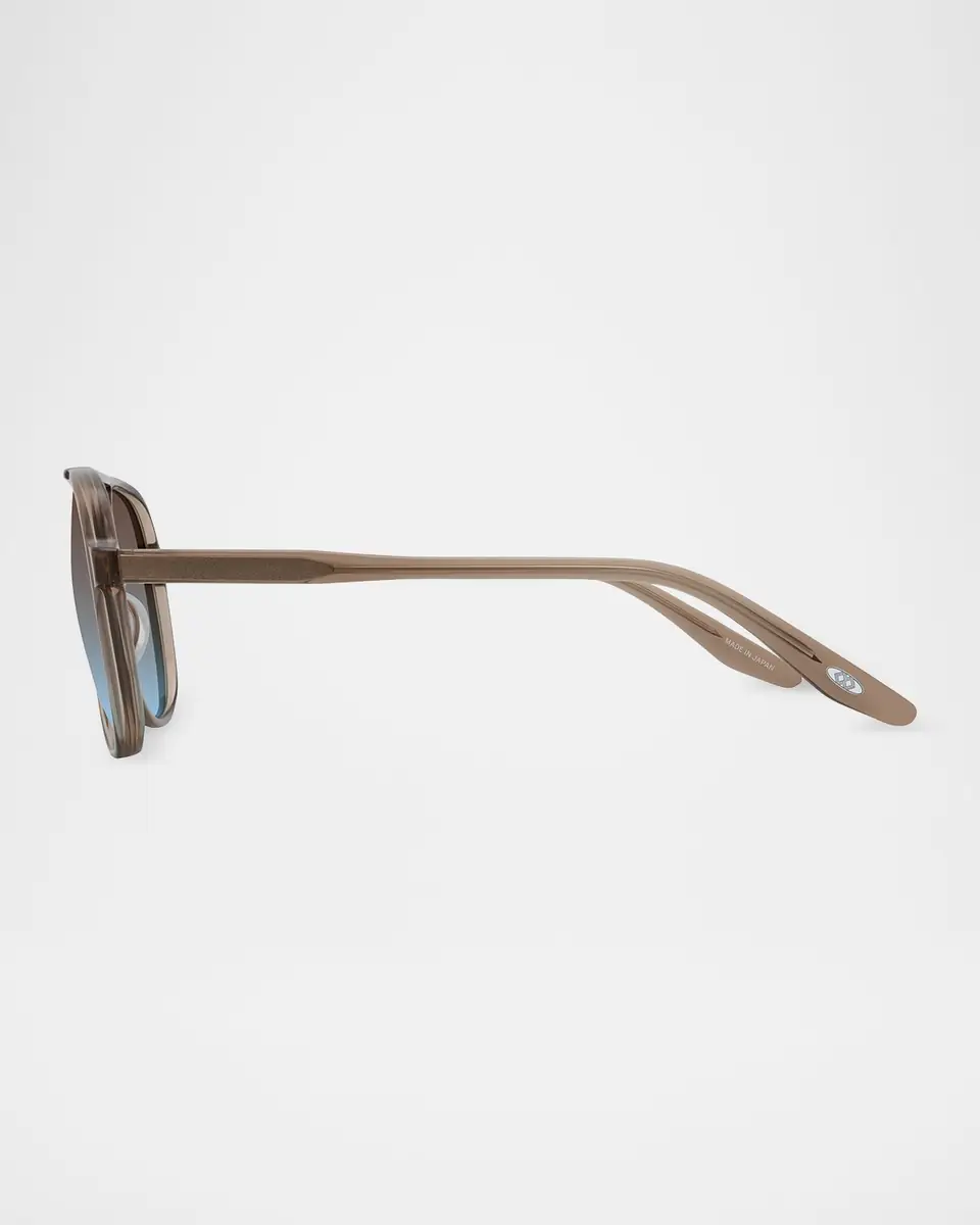 BARTON PERREIRA Hartmann 55mm Acetate Aviator Sunglasses | Thumbnail 4 BARTON PERREIRA Hartmann 55mm Acetate Aviator Sunglasses | Thumbnail 4