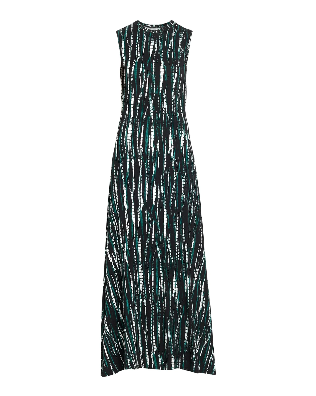 Proenza Schouler White Label Jordyn Sleeveless Abstract-Print Jersey Maxi Dress