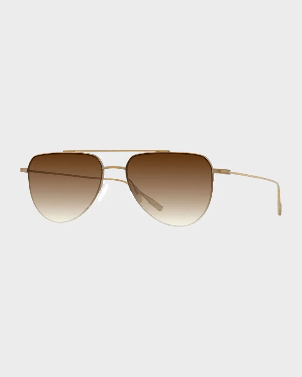 BARTON PERREIRA McNair 55mm Titanium Aviator Sunglasses | Thumbnail 2 BARTON PERREIRA McNair 55mm Titanium Aviator Sunglasses | Thumbnail 2