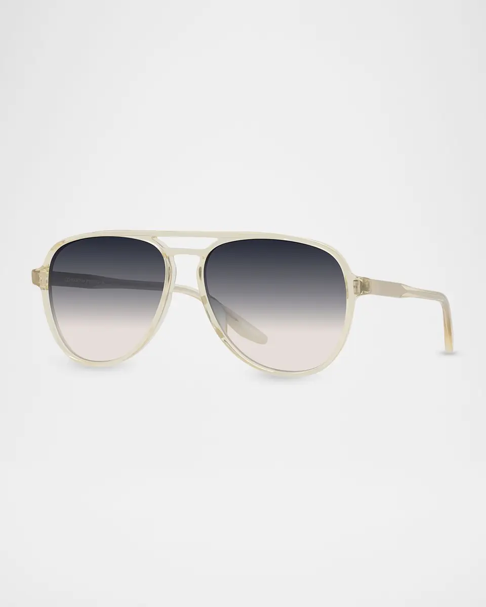 BARTON PERREIRA Hartmann 55mm Acetate Aviator Sunglasses | Thumbnail 2 BARTON PERREIRA Hartmann 55mm Acetate Aviator Sunglasses | Thumbnail 2