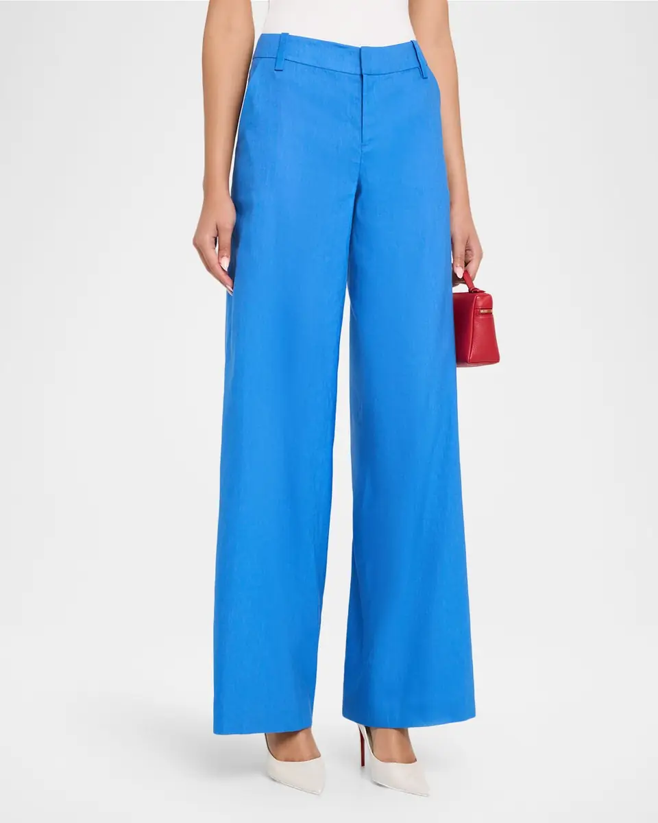 Alice + Olivia Stu Low-Rise Ultra Baggy Pants | Thumbnail 4