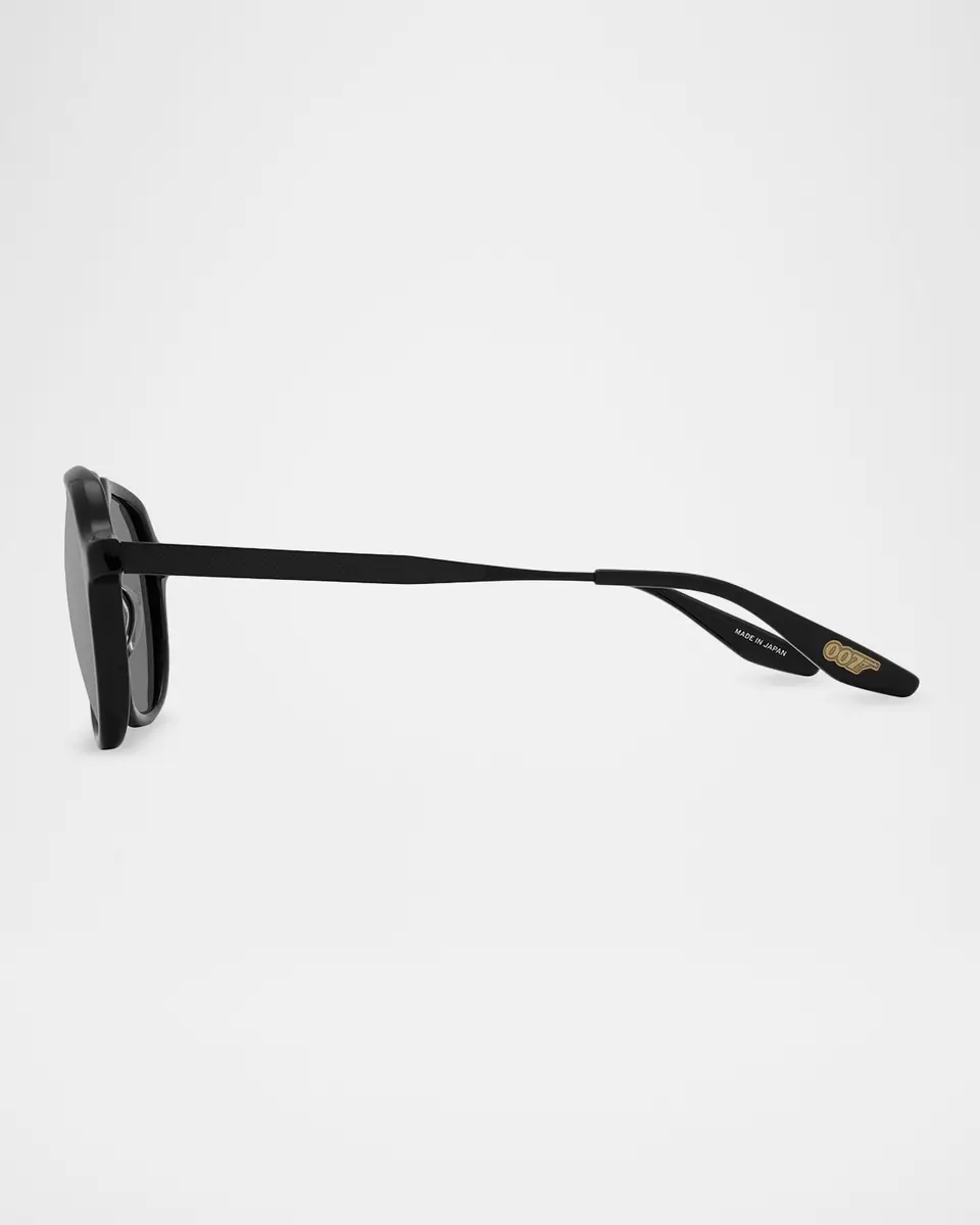 BARTON PERREIRA Men's Vedretta Acetate Aviator Sunglasses | Thumbnail 3 BARTON PERREIRA Men's Vedretta Acetate Aviator Sunglasses | Thumbnail 3