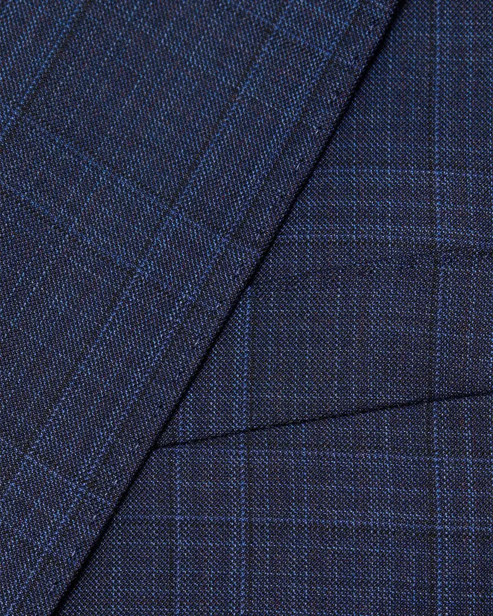 Emporio Armani Windowpane Plaid Single-Breasted Wool Suit | Thumbnail 6 Emporio Armani Windowpane Plaid Single-Breasted Wool Suit | Thumbnail 6