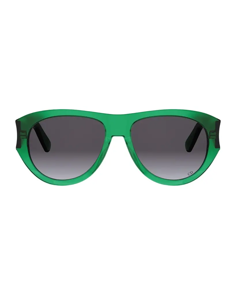 Dior DiorGlow A1I 55mm Pilot Sunglasses