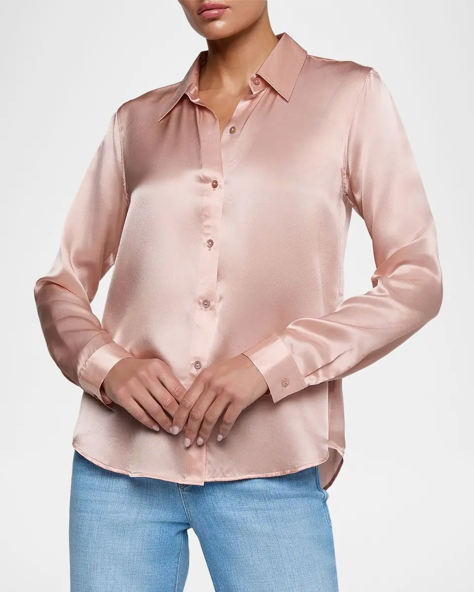 L'Agence Tyler Long-Sleeve Blouse | Thumbnail 3 L'Agence Tyler Long-Sleeve Blouse | Thumbnail 3