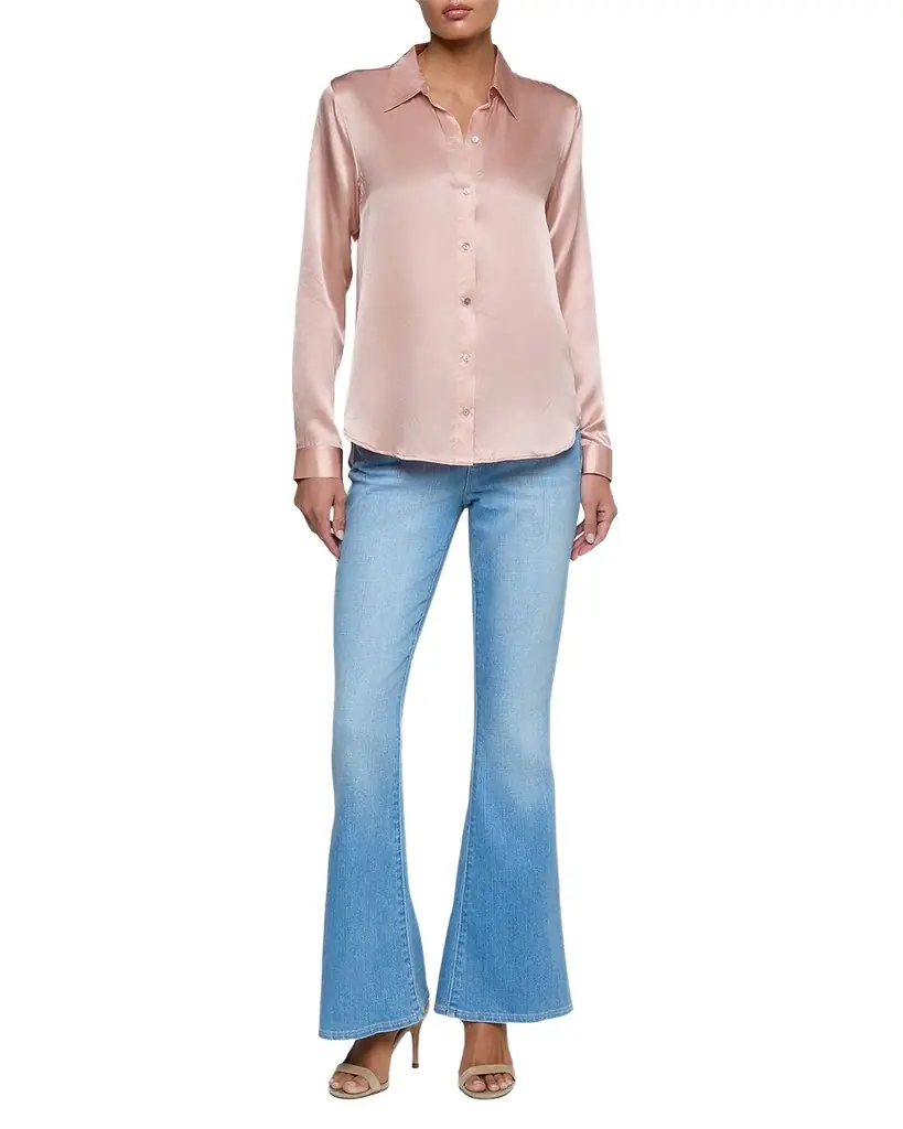 L'AGENCE Tyler Long-Sleeve Blouse | Image 1 L'AGENCE Tyler Long-Sleeve Blouse | Image 1