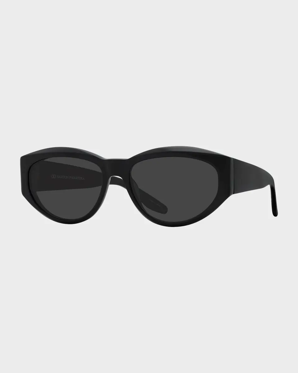 BARTON PERREIRA Robinson 56mm Acetate Oval Sunglasses | Thumbnail 2 BARTON PERREIRA Robinson 56mm Acetate Oval Sunglasses | Thumbnail 2