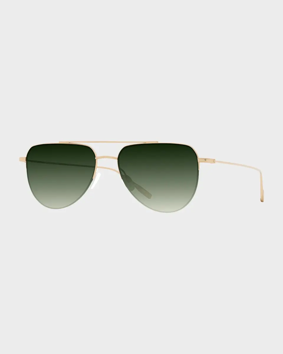 BARTON PERREIRA McNair 55mm Titanium Aviator Sunglasses | Thumbnail 2 BARTON PERREIRA McNair 55mm Titanium Aviator Sunglasses | Thumbnail 2