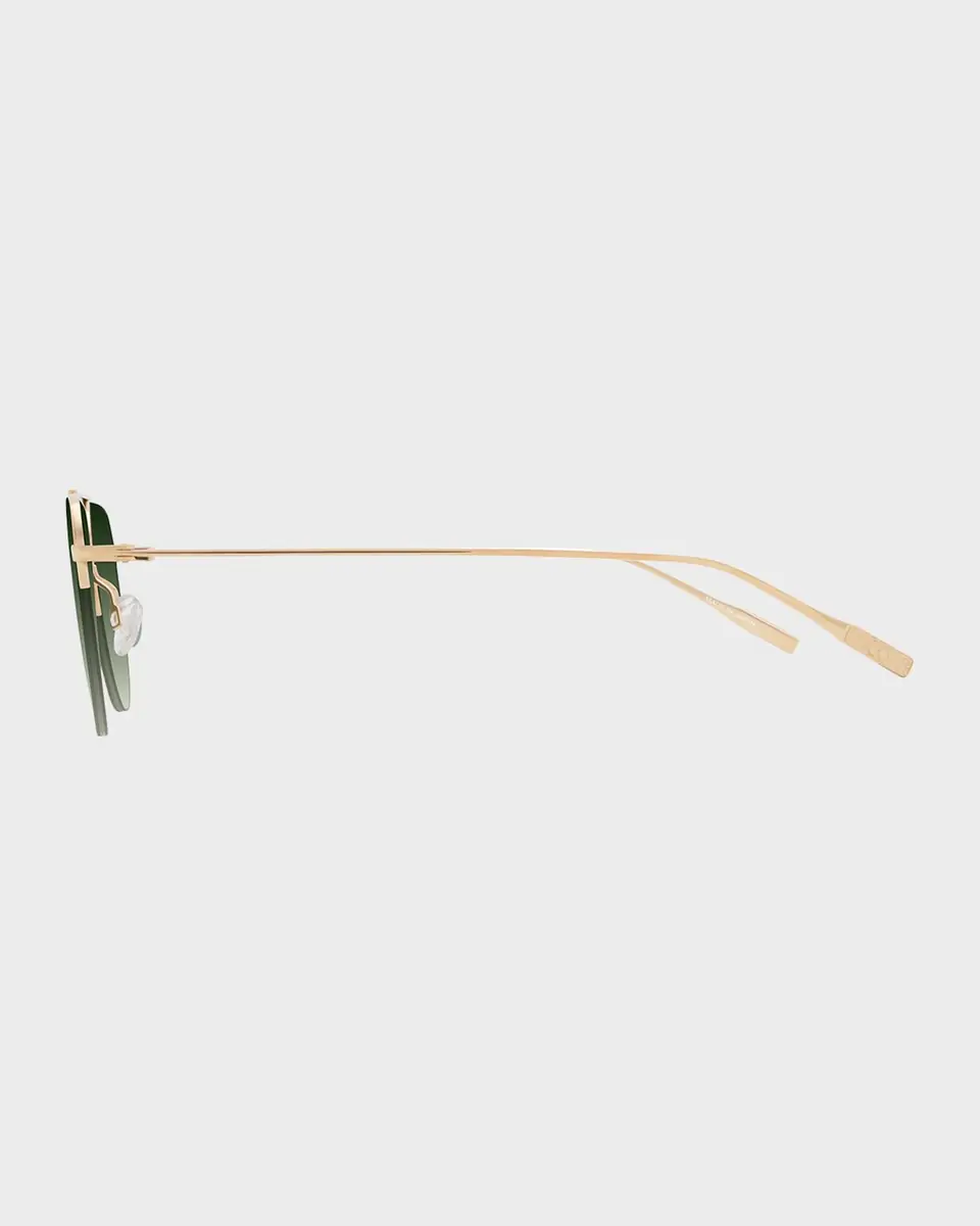 BARTON PERREIRA McNair 55mm Titanium Aviator Sunglasses | Thumbnail 3 BARTON PERREIRA McNair 55mm Titanium Aviator Sunglasses | Thumbnail 3