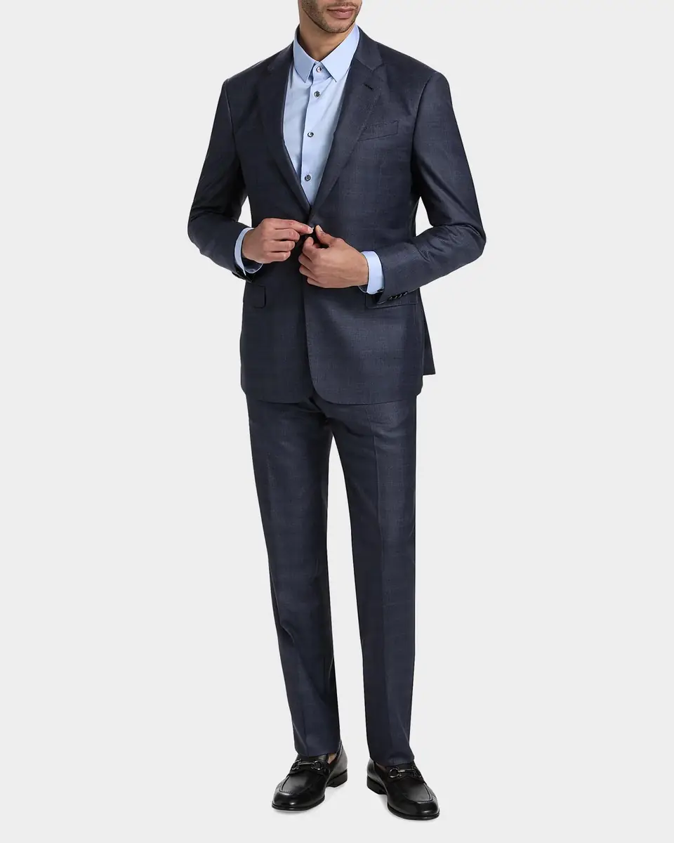 Giorgio Armani Micro Check Windowpane Suit | Thumbnail 2 Giorgio Armani Micro Check Windowpane Suit | Thumbnail 2
