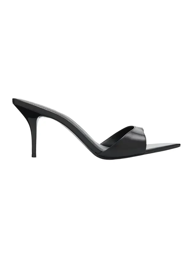 Elodie 75MM Leather Slip-On Sandals