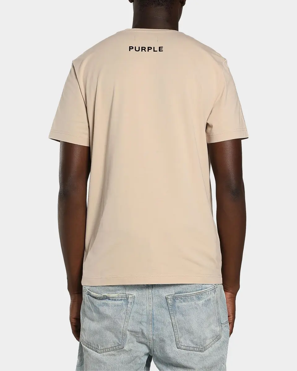 PURPLE Men's Clean Graphic Cotton Jersey T-Shirt | Thumbnail 2