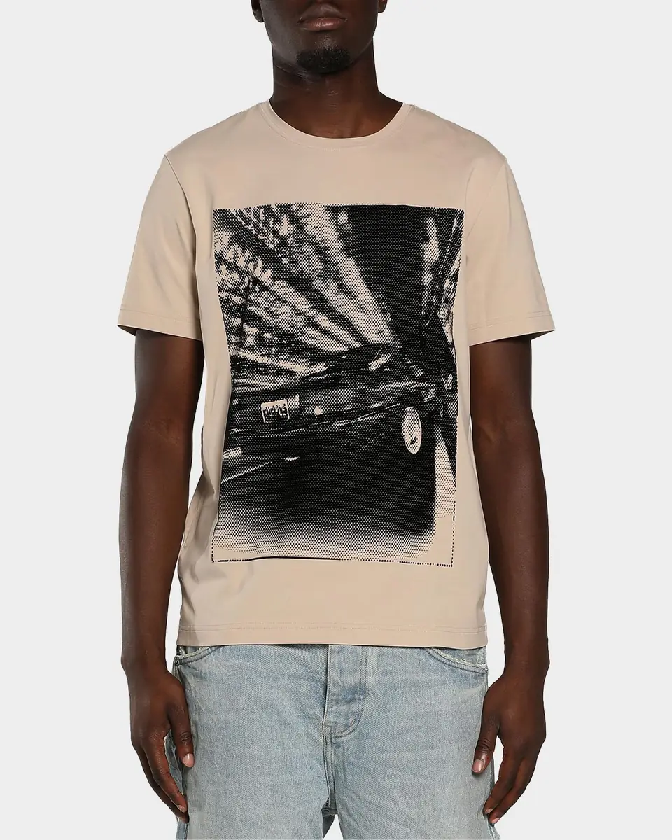 PURPLE Men's Clean Graphic Cotton Jersey T-Shirt | Thumbnail 3