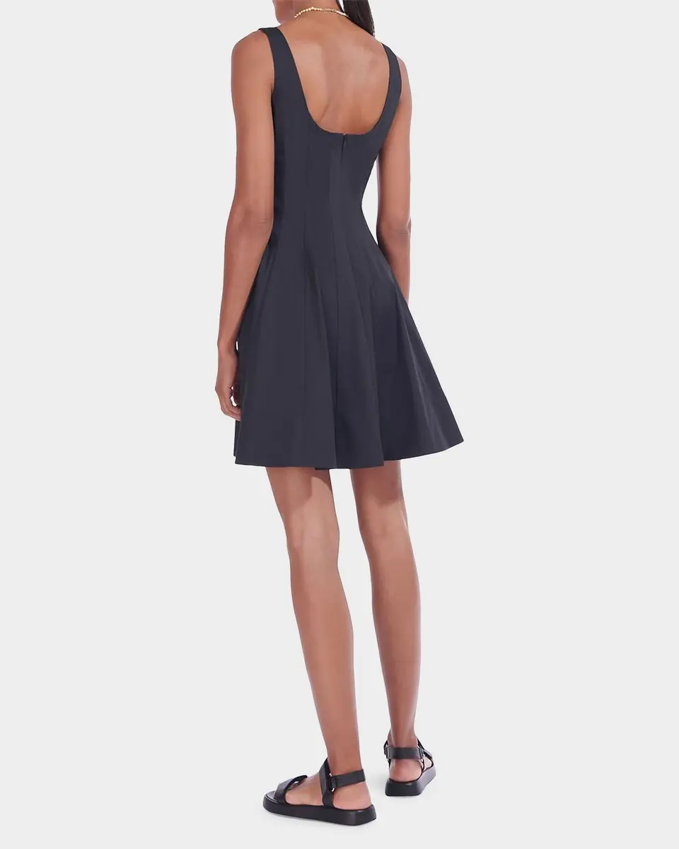 Staud Wells Corset Poplin Mini Dress | Thumbnail 3 Staud Wells Corset Poplin Mini Dress | Thumbnail 3