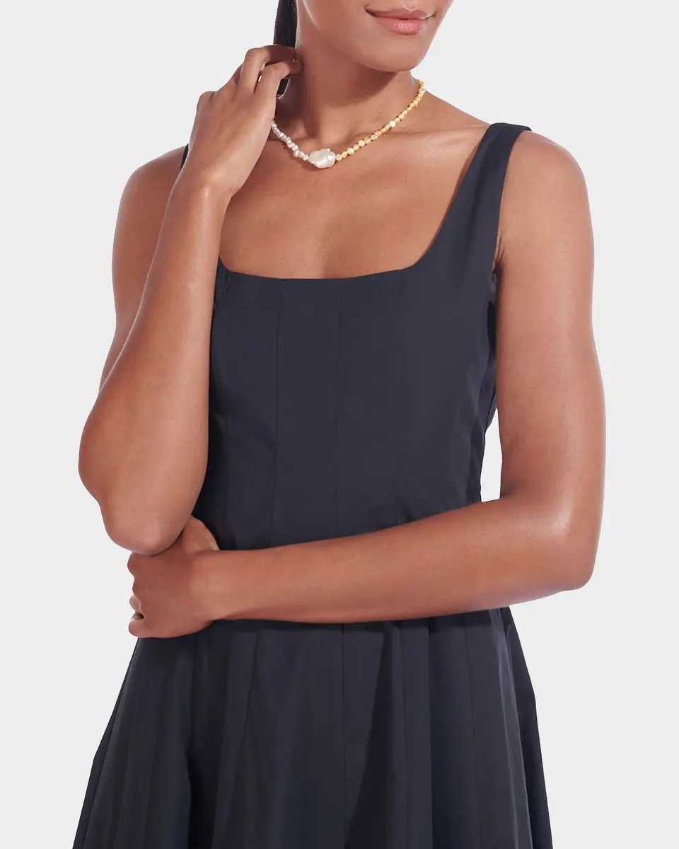 Staud Wells Corset Poplin Mini Dress | Thumbnail 4 Staud Wells Corset Poplin Mini Dress | Thumbnail 4