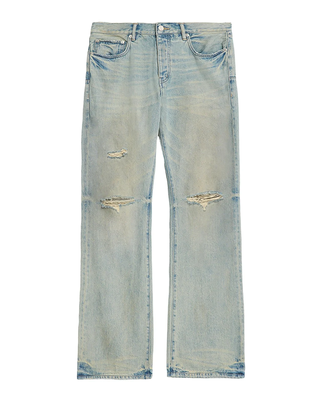 Men's Dirty Fade Relaxed Boot-Cut Jeans Men's Dirty Fade Relaxed Boot-Cut Jeans