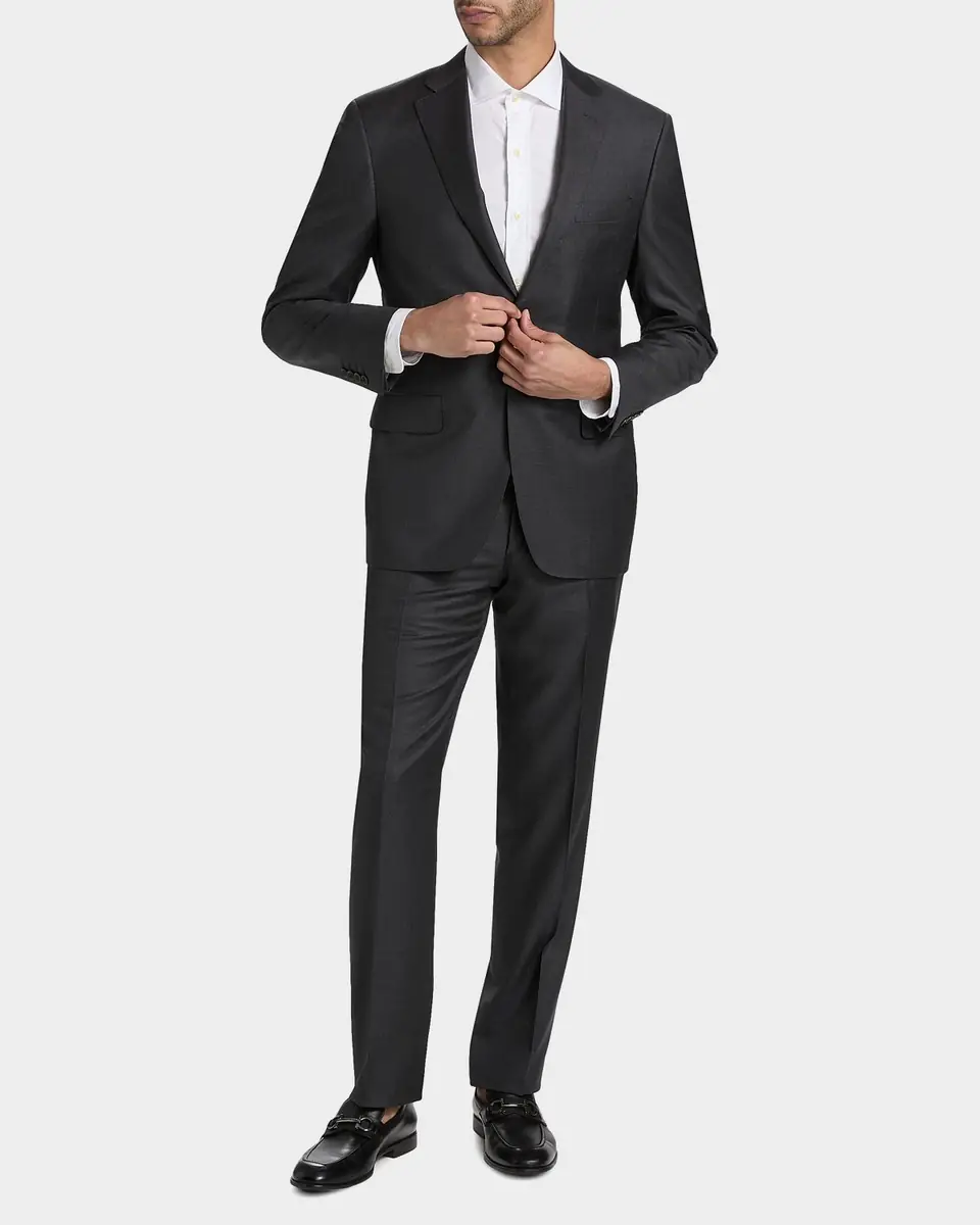 Canali Wool Single-Breasted Suit | Thumbnail 2