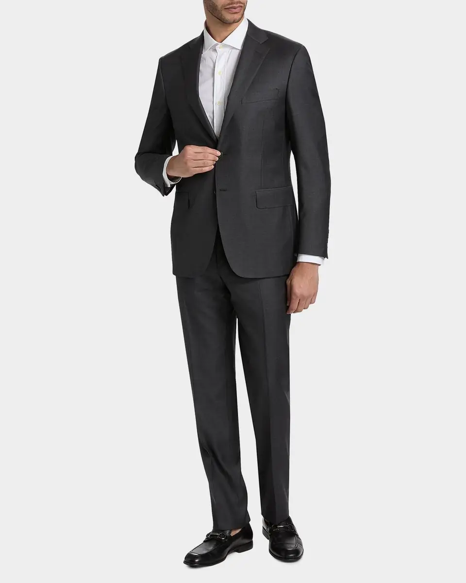 Canali Wool Single-Breasted Suit | Thumbnail 4