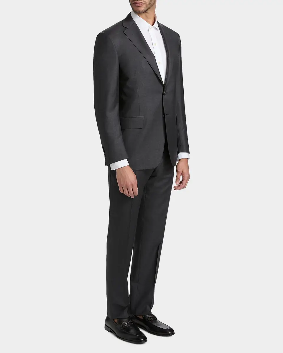 Canali Wool Single-Breasted Suit | Thumbnail 7