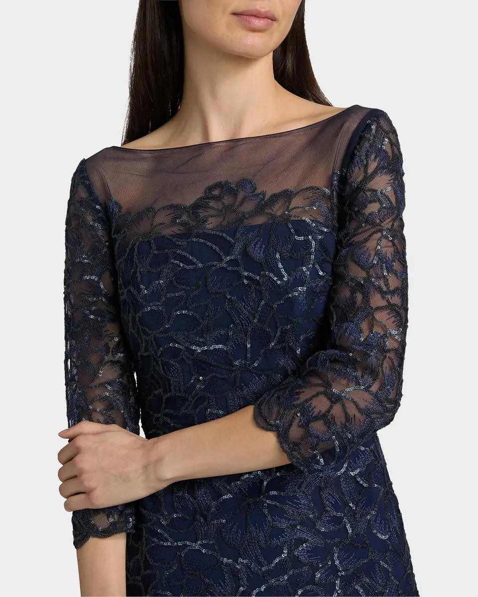 Theia Marbella Beaded Midi-Dress | Thumbnail 5 Theia Marbella Beaded Midi-Dress | Thumbnail 5