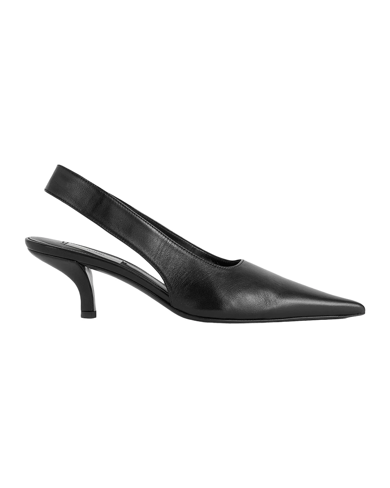 Leather Slingback Pumps