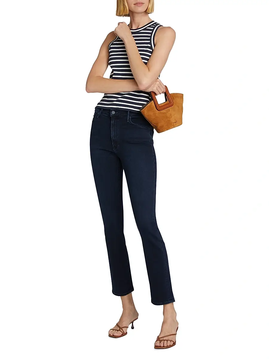Mother Women's The Mid-Rise Dazzler Ankle Jeans | Thumbnail 2 Mother Women's The Mid-Rise Dazzler Ankle Jeans | Thumbnail 2