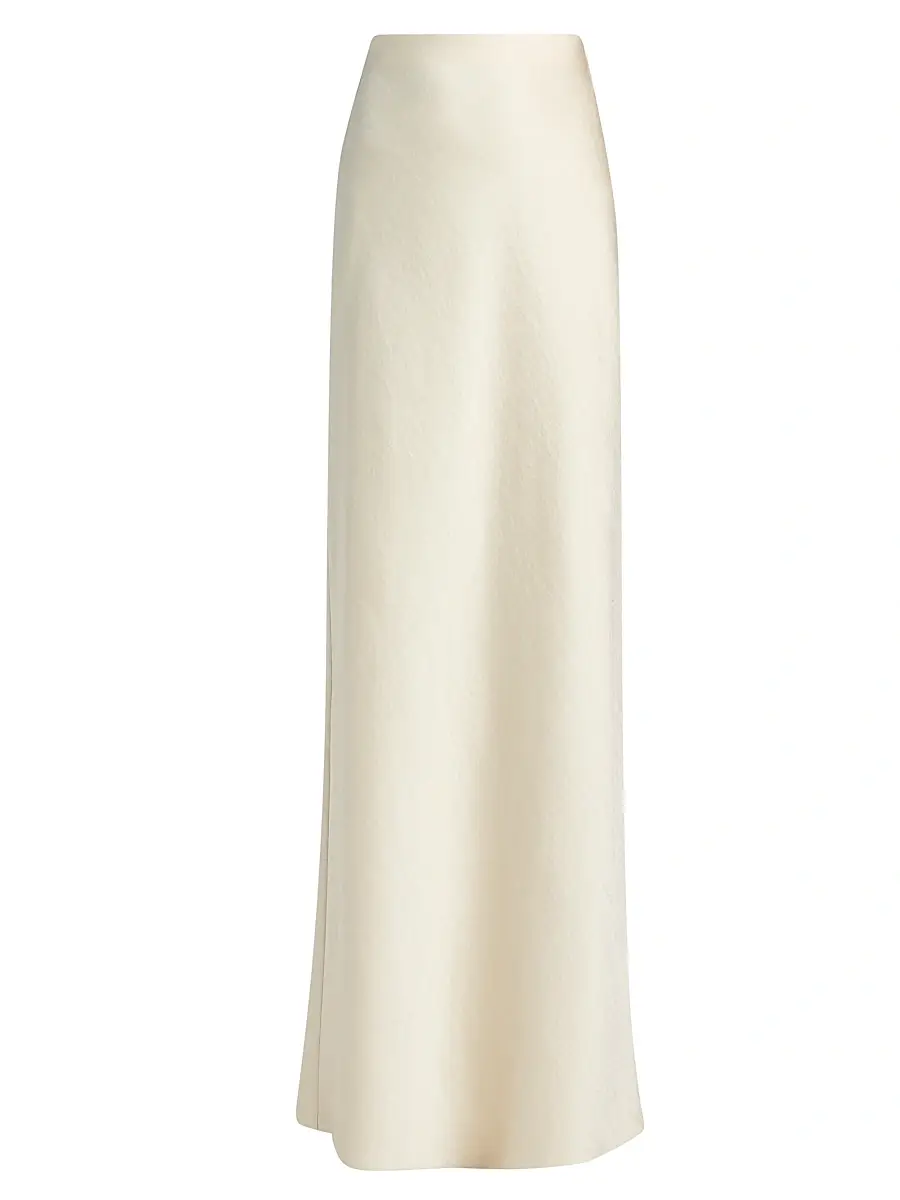 Vince Women's Split Satin Midi-Skirt