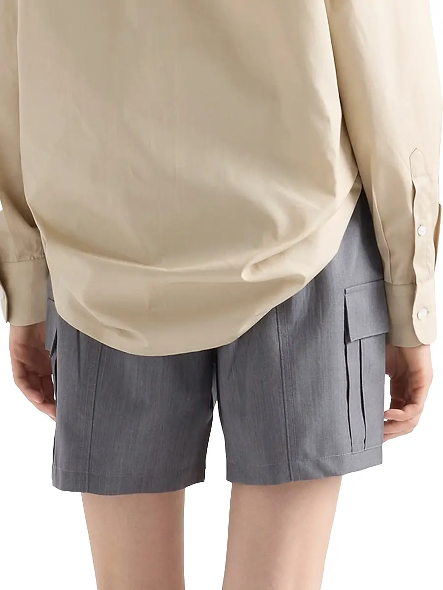 Prada Women's Light Mohair Shorts | Thumbnail 4 Prada Women's Light Mohair Shorts | Thumbnail 4