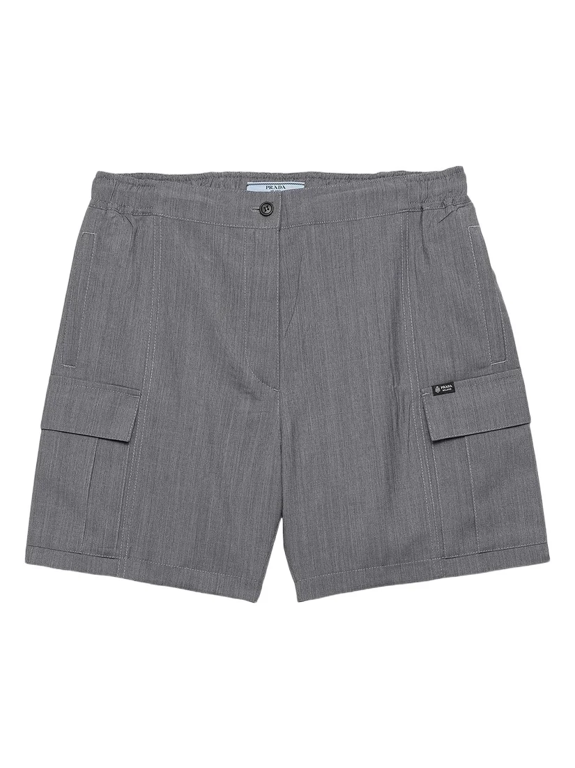 Prada Women's Light Mohair Shorts