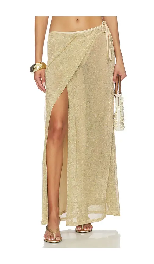Tiger Mist Cyrene Tie Maxi Skirt