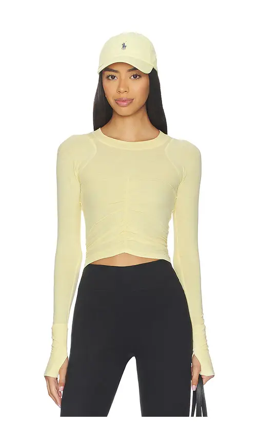 Free People x FP Movement Tempo Ruched Long Sleeve Top | Image 1 Free People x FP Movement Tempo Ruched Long Sleeve Top | Image 1