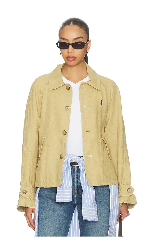 Polo Ralph Lauren Linen Windbreaker Jacket | Thumbnail 2 Polo Ralph Lauren Linen Windbreaker Jacket | Thumbnail 2