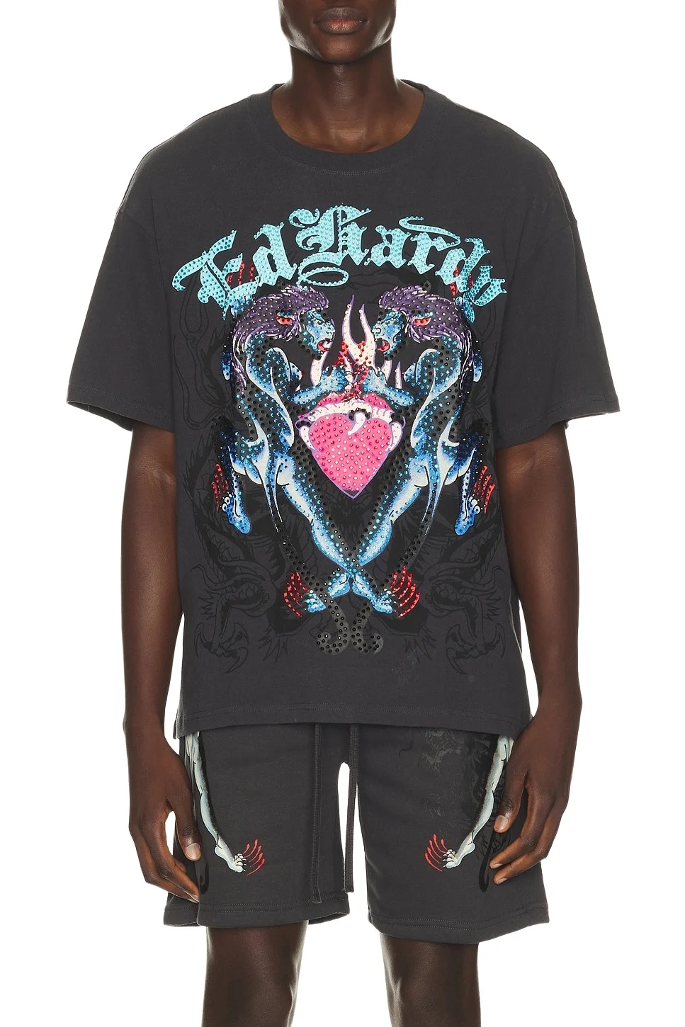 Ed Hardy Panteras Boxy Tee