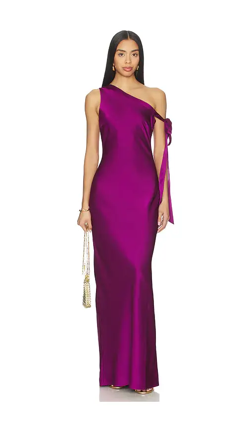 Runaway The Label Viola One Shoulder Maxi Dress | Image 1 Runaway The Label Viola One Shoulder Maxi Dress | Image 1