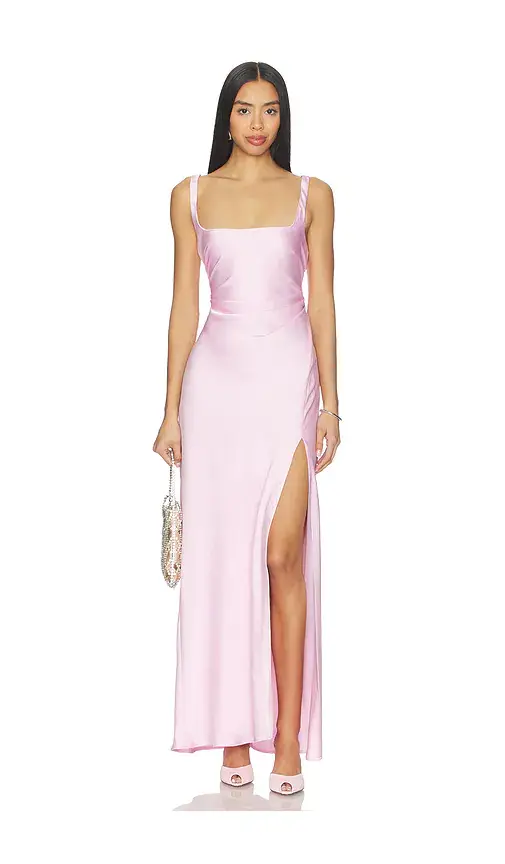 Runaway The Label Esme High Split Maxi Dress | Image 1 Runaway The Label Esme High Split Maxi Dress | Image 1