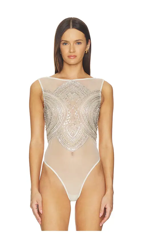 Lapointe x REVOLVE Mosaic Embroidered Bodysuit | Thumbnail 2 Lapointe x REVOLVE Mosaic Embroidered Bodysuit | Thumbnail 2