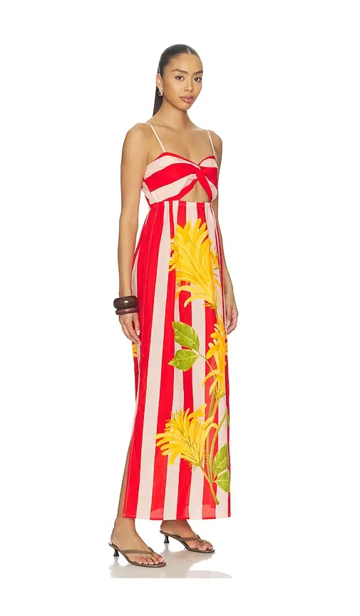 VERANDAH Twist Draped Maxi Dress | Thumbnail 2 VERANDAH Twist Draped Maxi Dress | Thumbnail 2