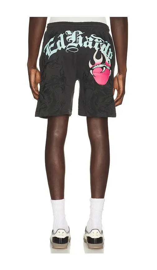 Ed Hardy Pantera Fleece Short | Thumbnail 2 Ed Hardy Pantera Fleece Short | Thumbnail 2