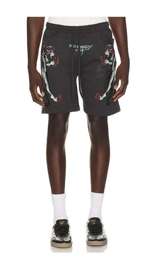 Ed Hardy Pantera Fleece Short