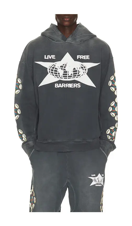 Barriers Worldwide Cowrie Shell Hoodie | Image 1 Barriers Worldwide Cowrie Shell Hoodie | Image 1
