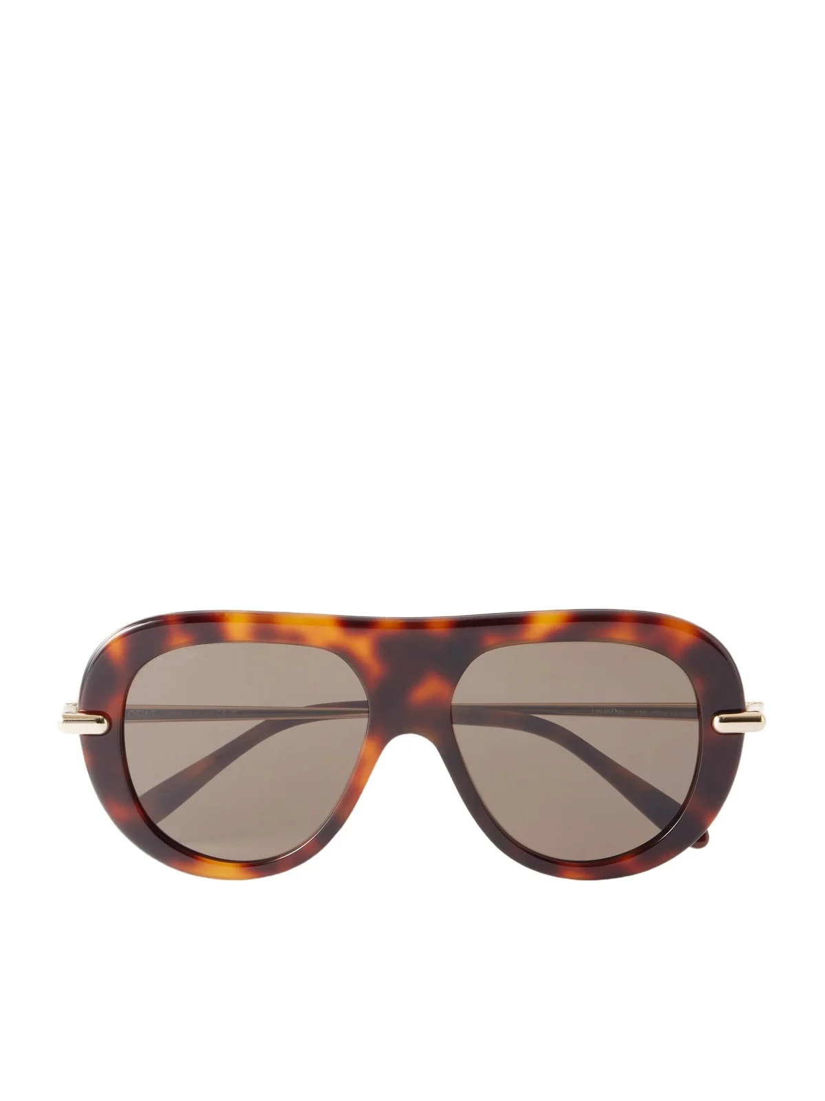 Loewe Slim Aviator-Style Tortoiseshell Acetate Sunglasses - Men