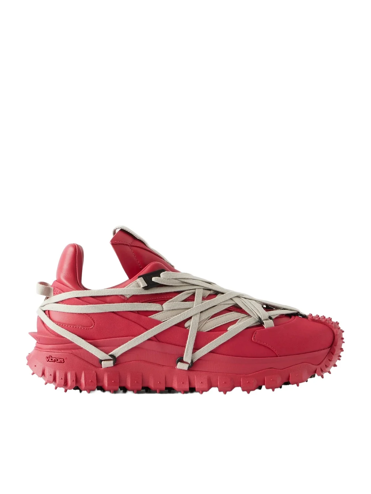 Rick Owens Moncler Trailgrip Megalace® Leather and Rubber Sneakers - Men