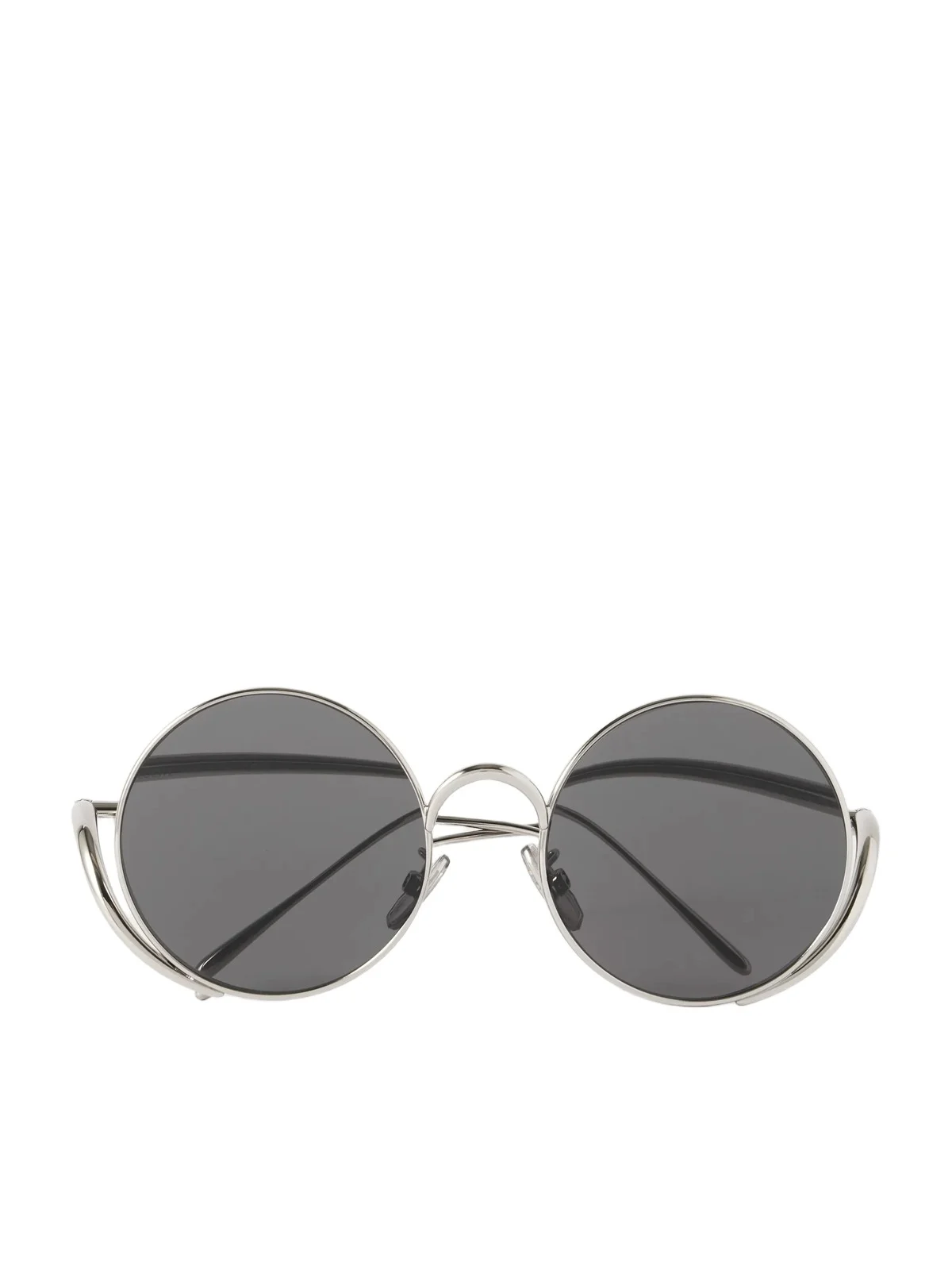 Loewe Signature Round-Frame Silver-Tone Metal Sunglasses - Men